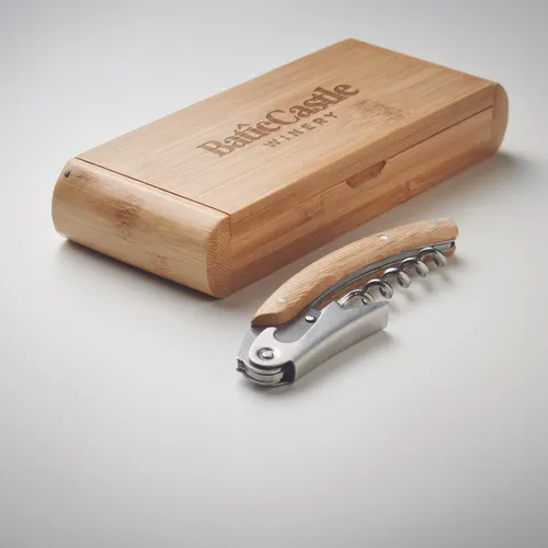 Limonadier publicitaire en bambou - Sono