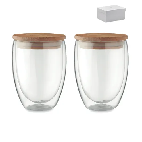Lot de 2 verres 350 ml personnalisables - Tirana Set