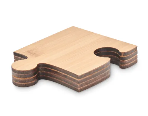 Lot de 4 sous-verres puzzles personnalisables - Lepy