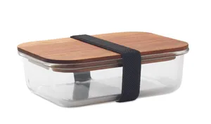 Lunch box en verre 800ml personnalisée - Vitrio Lunch | Transparent