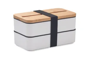 Lunchbox en PP recyclé personnalisable - Wint | White