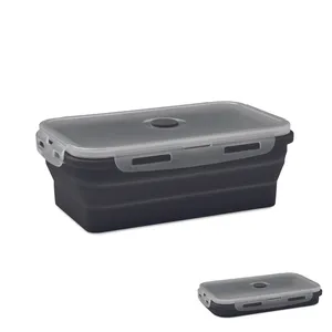 Lunchbox en silicone pliable - Kolapso | Noir