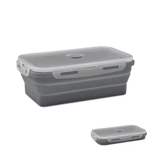 Lunchbox en silicone pliable - Kolapso | Gris Pierre