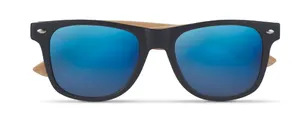 Lunettes de soleil en bambou personnalisable - California Touch | Blue