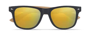 Lunettes de soleil en bambou personnalisable - California Touch | Yellow