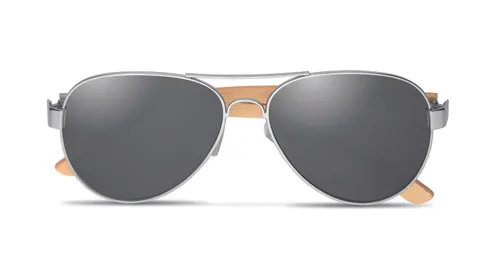 Lunettes de soleil en bambou publicitaires - Honiara