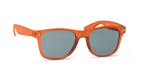Lunettes de soleil personnalisables en RPET - Macusa | Orange Transparent