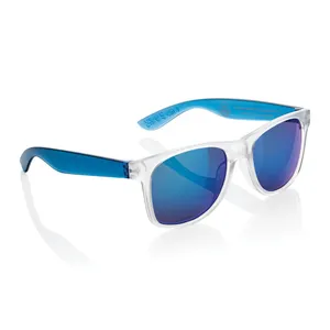 Lunettes de soleil personnalisées Gleam en PC recyclé RCS - XD Collection | Bleu