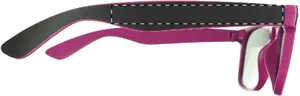 Lunettes de soleil personnalisées - Noosa | Fuchsia / Noir