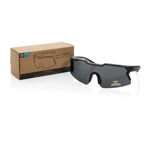 Lunettes en plastique RCS à verres polarisants personnalisés SproShield - XD Collection