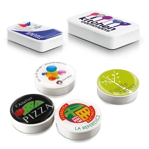 Magnet rectangle 55x34 mm personnalisé - aimant puissant, support de plan