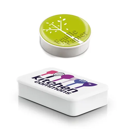 Magnet rectangle 55x34 mm personnalisé - aimant puissant, support de plan