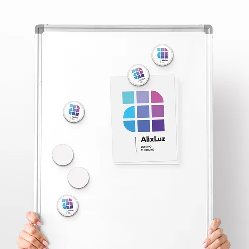 Magnet rond ø43 mm - aimant puissant personnalisé, support de plan