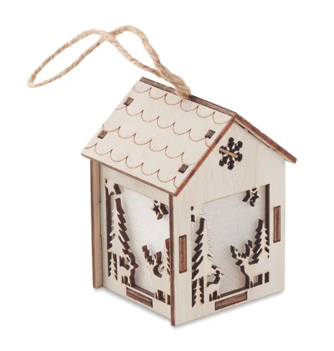 Maisonnette en MDF personnalisée lumière - Ponia