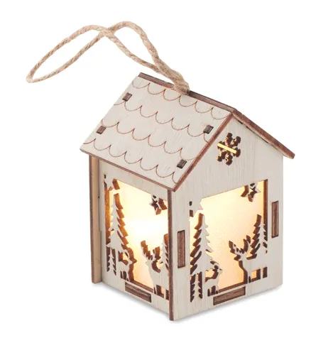 Maisonnette en MDF personnalisée lumière - Ponia