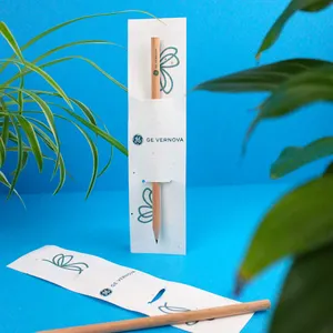 Marque-page papier graines et crayon bois