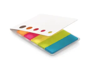 Marqueurs adhésifs 5 couleurs personnalisables - Memosticky | White