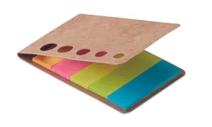 Marqueurs adhésifs 5 couleurs personnalisables - Memosticky | Beige