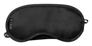Masque de voyage RPET personnalisé - Jetlag | Noir