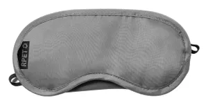 Masque de voyage RPET personnalisé - Jetlag | Gris