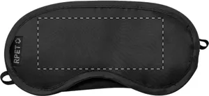 Masque de voyage RPET personnalisé - Jetlag | Noir