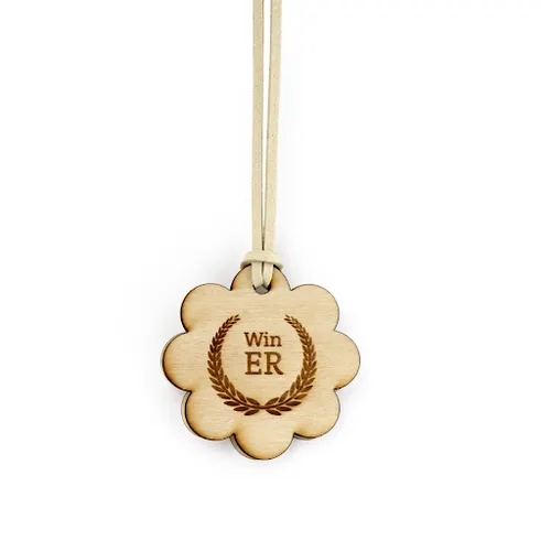 Médaille à planter découpe spéciale