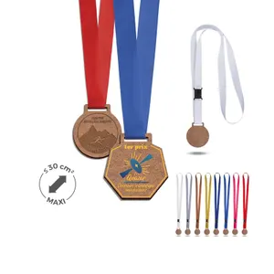 Medaille mdf ep 3 mm maxi 30 cm2 personnalisée avec cordon satin
