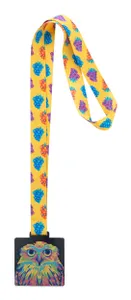 Médaille personnalisée publicitaire - Subdal Colour Square | Noir Transparent