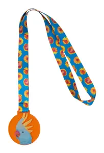 Médaille personnalisée sur mesure - Subdal Colour | Orange Transparent