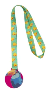 Médaille personnalisée sur mesure - Subdal Colour | Rose Transparent