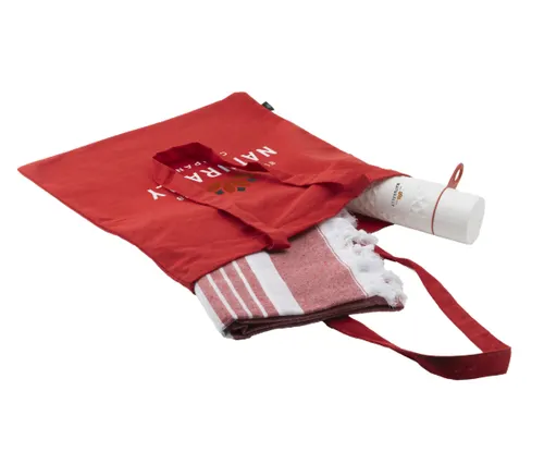 Coffret cadeau tote bag, gourde et fouta