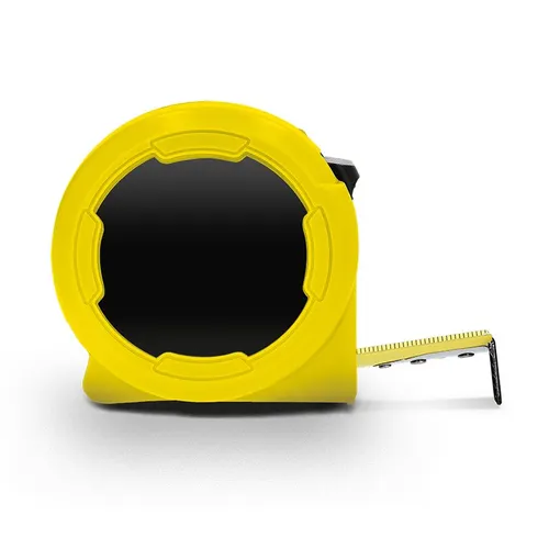 Mesure : metre ruban jaune personnalisé 3m x 16 mm coque plastique