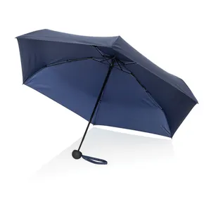 Mini-parapluie de 19,5 pouces en rPET 190T Pongee Aware™ - XD Collection | Bleu marine