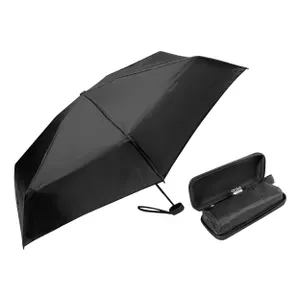 Mini parapluie en RPET - Fractus | Noir