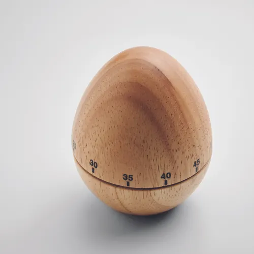 Minuteur en bois de pin personnalisable - Muna