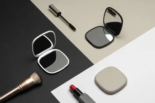 Miroir de poche en plastique recyclé RCS Reflecta - XD Collection