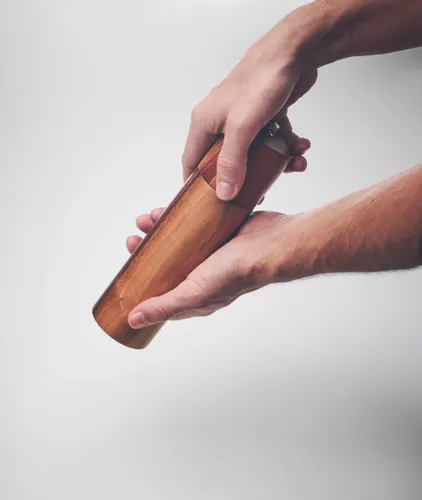 Moulin à poivre en acacia personnalisable - Tucco