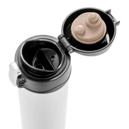 Mug 300ml à fermeture facile en acier inoxydable recyclé personnalisable RCS - XD Collection