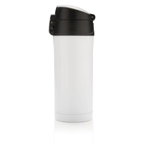 Mug 300ml à fermeture facile en acier inoxydable recyclé personnalisable RCS - XD Collection