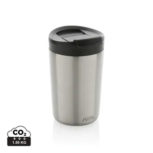 Mug 300ml en acier recyclé publicitaire RCS Avira Alya - Avira | Argent