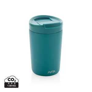 Mug 300ml en acier recyclé publicitaire RCS Avira Alya - Avira | Turquoise