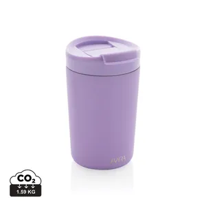 Mug 300ml en acier recyclé publicitaire RCS Avira Alya - Avira | Violet