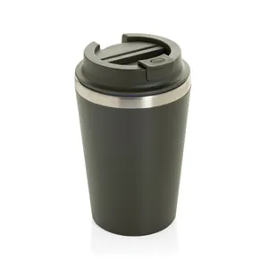 Mug 350ml à double paroi personnalisé en PP recyclé RCS Java - XD Collection | Vert