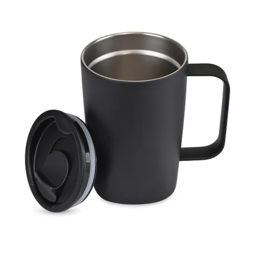 Mug 450ml en acier recyclé personnalisé RCS Aviana™ Rowan - Aviana