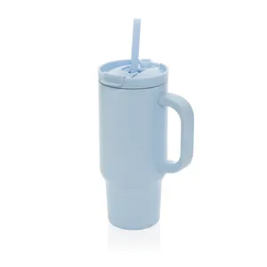 Mug 480 ml étanche personnalisé en acier inoxydable recyclé RCS Cruiser - XD Collection | Bleu