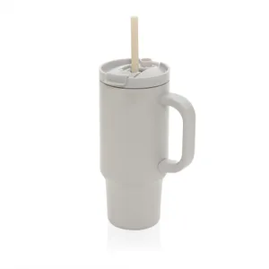 Mug 480 ml étanche personnalisé en acier inoxydable recyclé RCS Cruiser - XD Collection | Gris