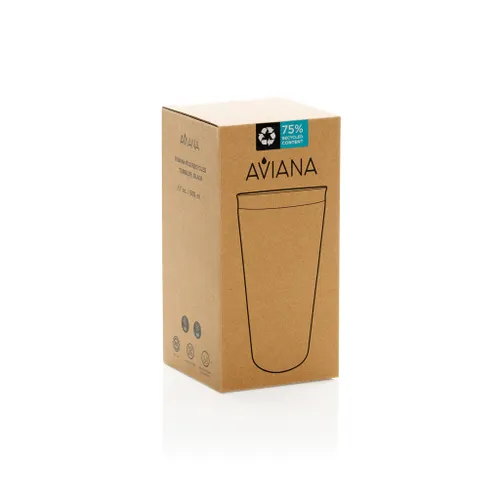 Mug 500ml en acier recyclé RCS Aviana™ Rowan personnalisé - Aviana