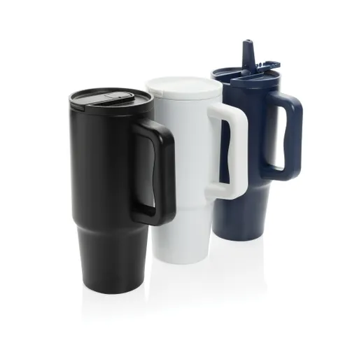 Mug 900ml étanche en acier inoxydable recyclé RCS Embrace - XD Collection