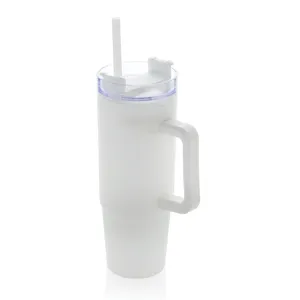 Mug 900ml publicitaire en plastique recyclé Tana - XD Collection | Blanc