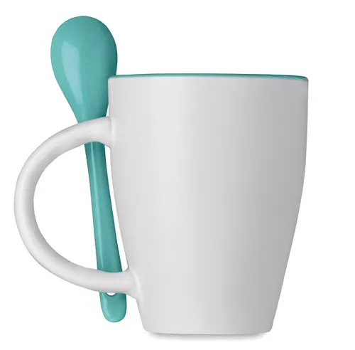 Mug avec cuillère 250 ml personnalisable - Dual